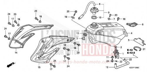 FUEL TANK CR250R3 de 2003